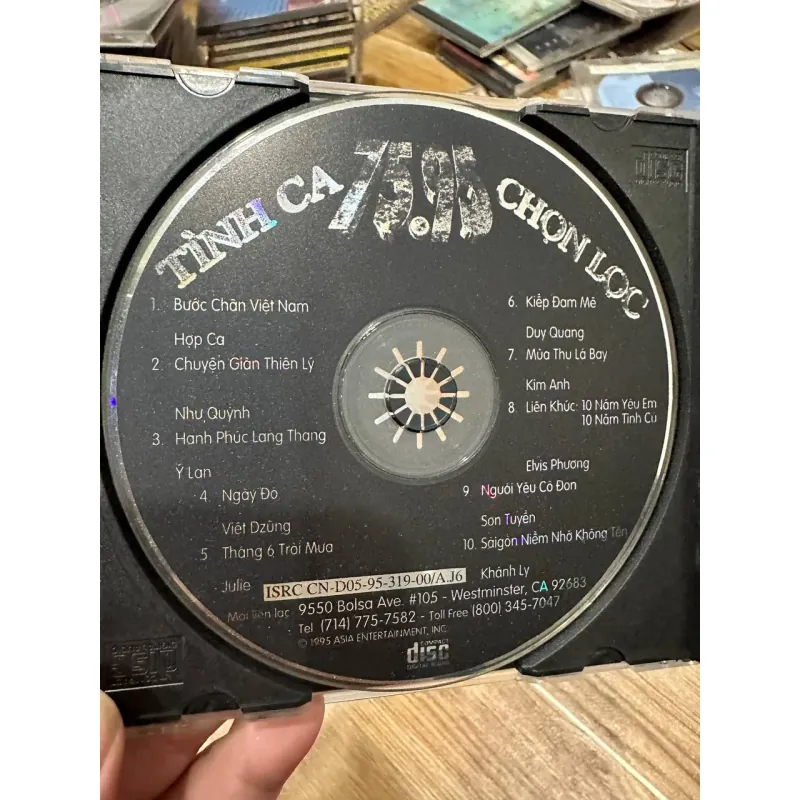 ASIACD78 – Tình Ca Chọn Lọc 75 – 95 996325