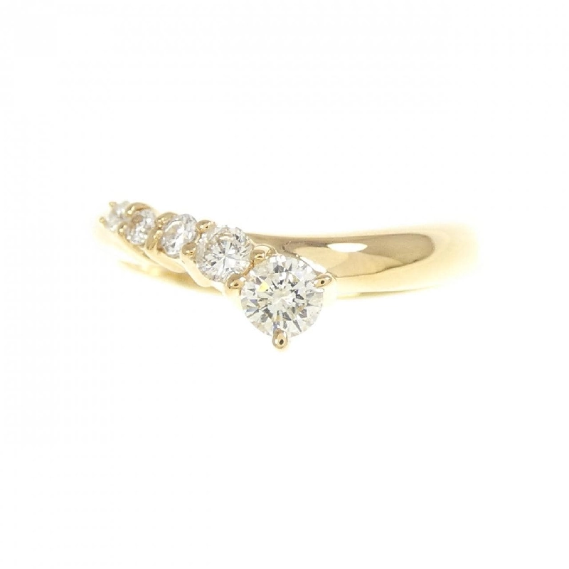 Nhẫn kim cương K18YG 0.25CT 671550