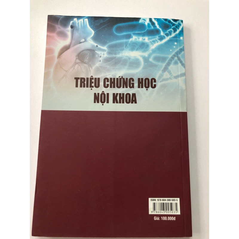 TRIỆU CHỨNG HỌC NỘI KHOA 221 TRANG, NXB: 2022 , sách in màu, giấy bóng  301403