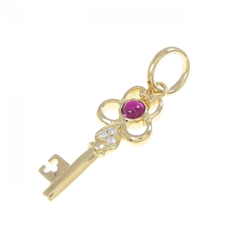 K18YG Mặt dây chuyền Ruby - Hàng hiệu Chính hãng 864975