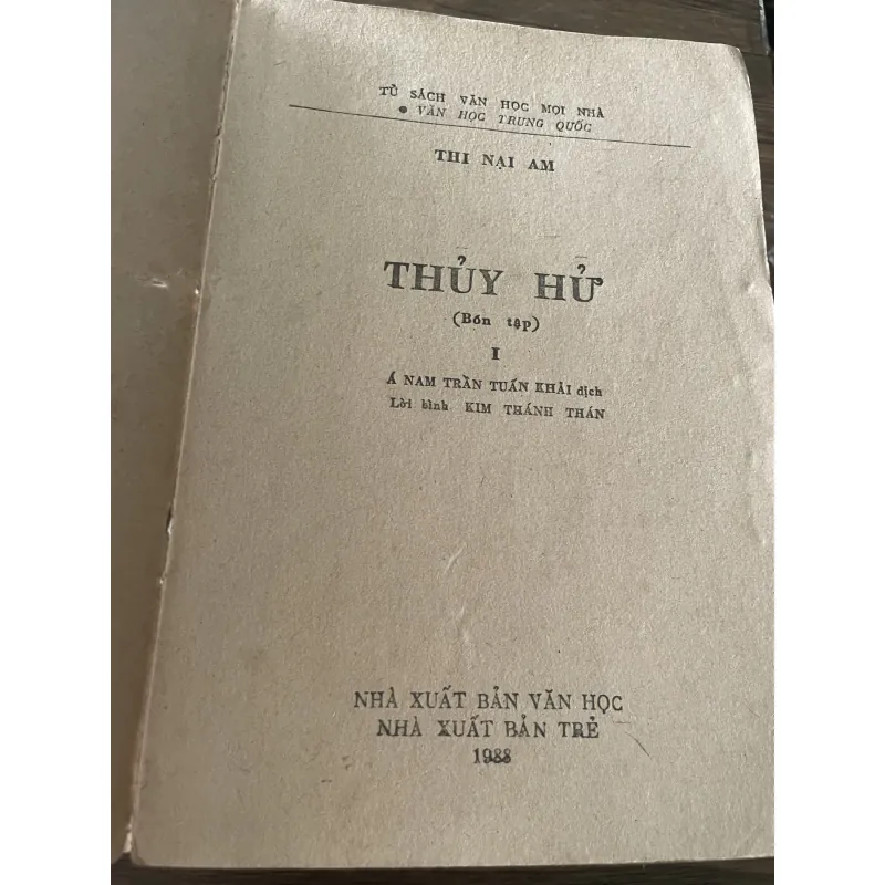 Thủy hử - Á Nam Trần Tuấn Khải dịch, 1989, khoảng 2000 trang  687589