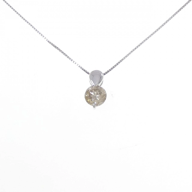 K18WG Dây chuyền kim cương 0.70CT - Hàng hiệu Chính hãng 858108