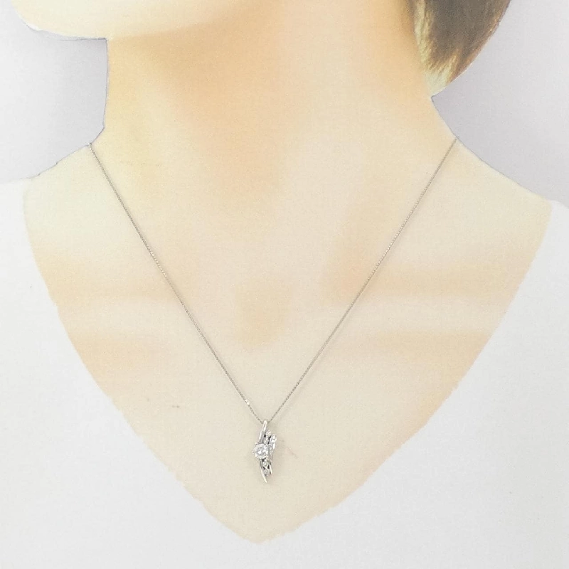 Dây chuyền kim cương PT900/PT850 0.333CT - Hàng hiệu Chính hãng 861250