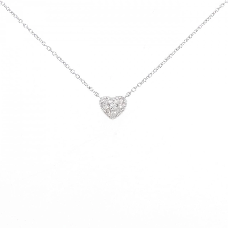 K10WG Dây chuyền kim cương hình trái tim 0.09CT - Hàng hiệu Chính hãng 860785