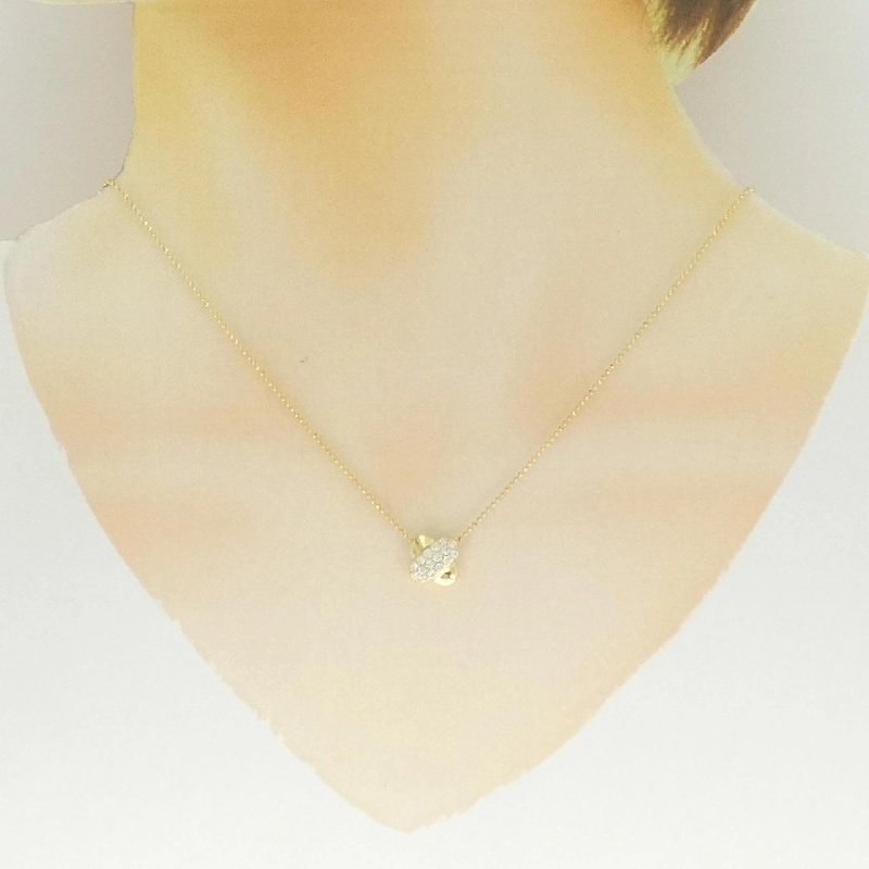 K18YG Dây chuyền kim cương 0.25CT - Hàng hiệu Chính hãng 859280