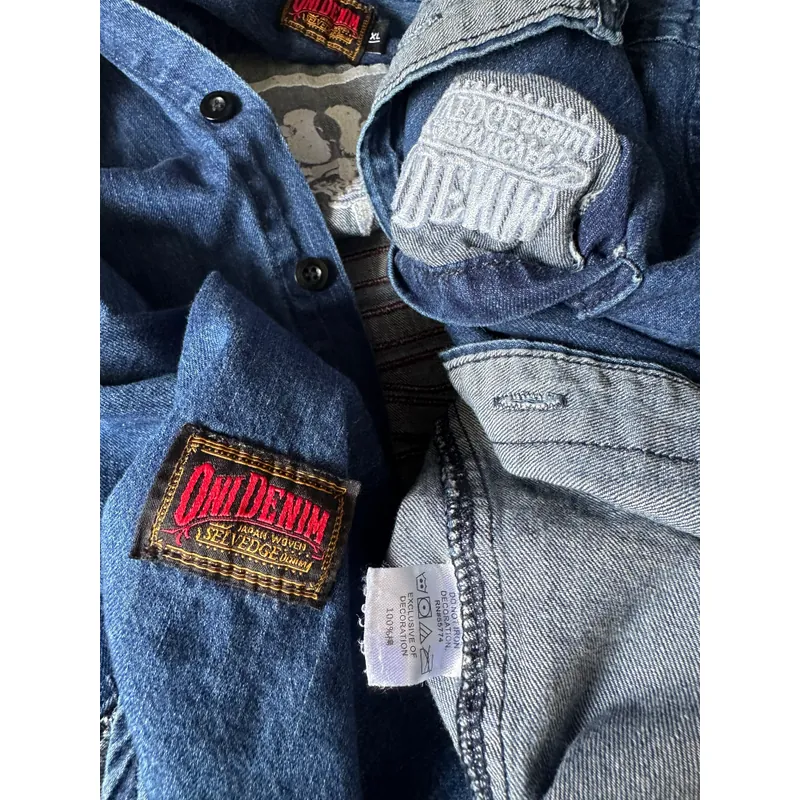 Áo jean denim Nhật 739674