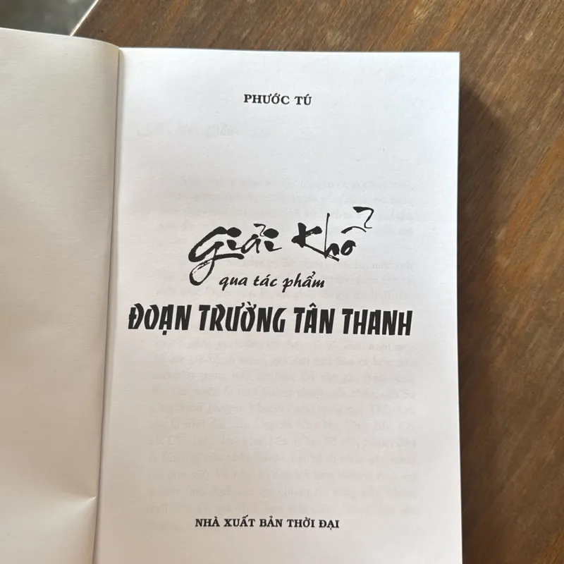 Giải Khổ qua tác phẩm Đoạn Trường Tâm Thanh - Phước Tú 723104