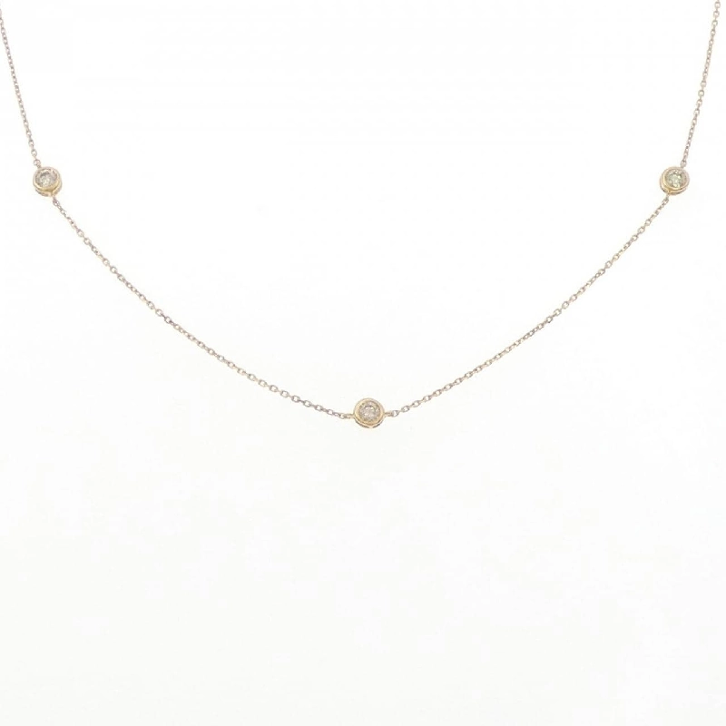 K18YG Dây chuyền kim cương 1.00CT - Hàng hiệu Chính hãng 848610