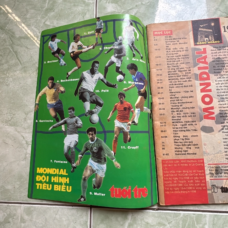 Mondial 1930- 1998. Tư liệu hình ảnh chưa được công bố 442180