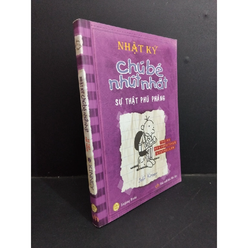 Nhật ký chú bé nhút nhát 5 Sự thật phũ phàng mới 90% bẩn bìa 2013 HCM1712 Jeff Kinney VĂN HỌC 355224