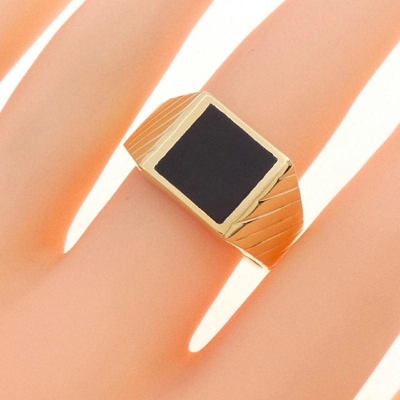 【Sản phẩm mới】Nhẫn Onyx K18YG 668245