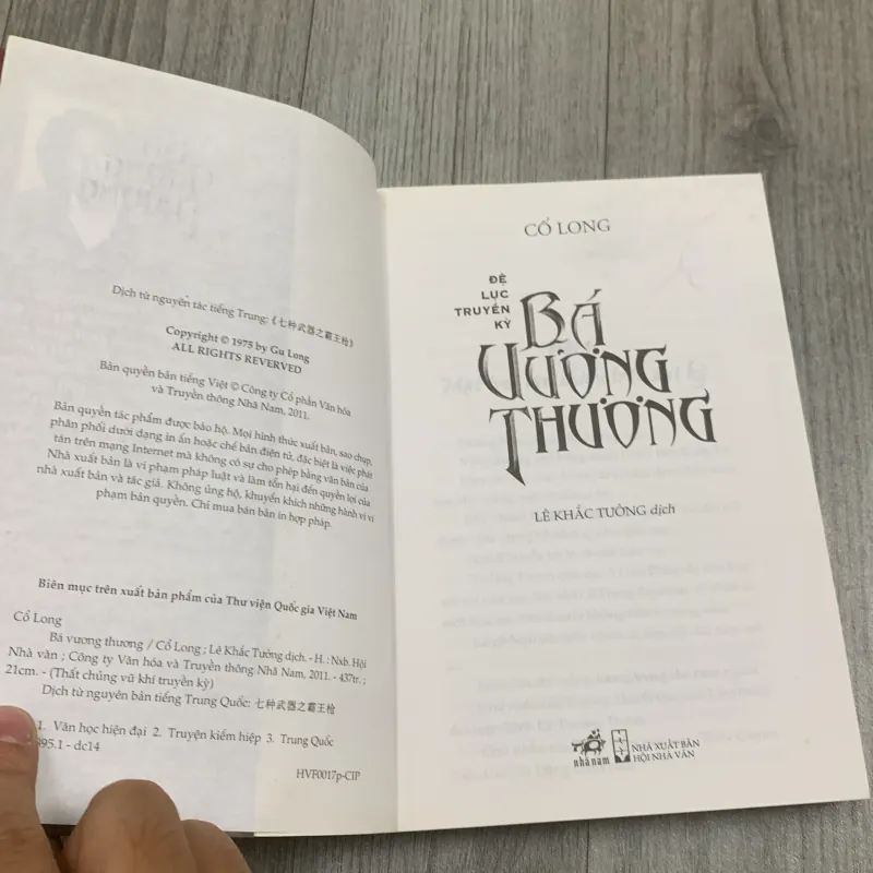 Bá vương thương. Đệ lục truyền kỳ. 1b5 989590