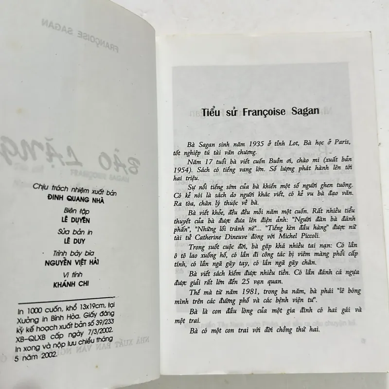 Bão lặng – Françoise Sagan 598439