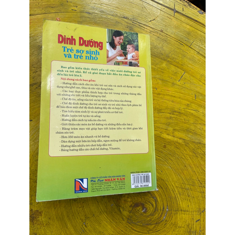 DINH DƯỠNG TRẺ SƠ SINH VÀ TRẺ NHỎ- RUTH YARON 540003