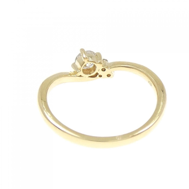 Nhẫn kim cương K18YG 0.155CT 672348