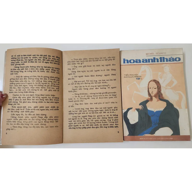 Tác phẩm kinh điển Hoa Anh Thảo" (Borgia) của Michel Zévaco), trọn bộ 2 tập 703656