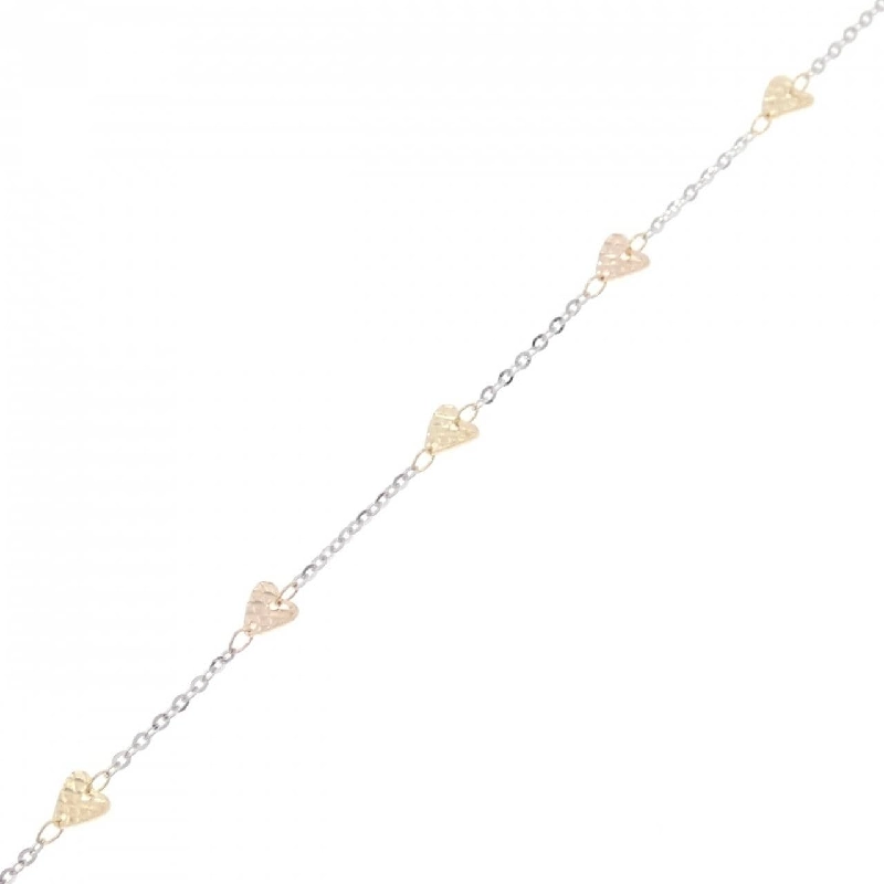 K18 Ba màu Heart Bracelet - Hàng hiệu Authentic 878993