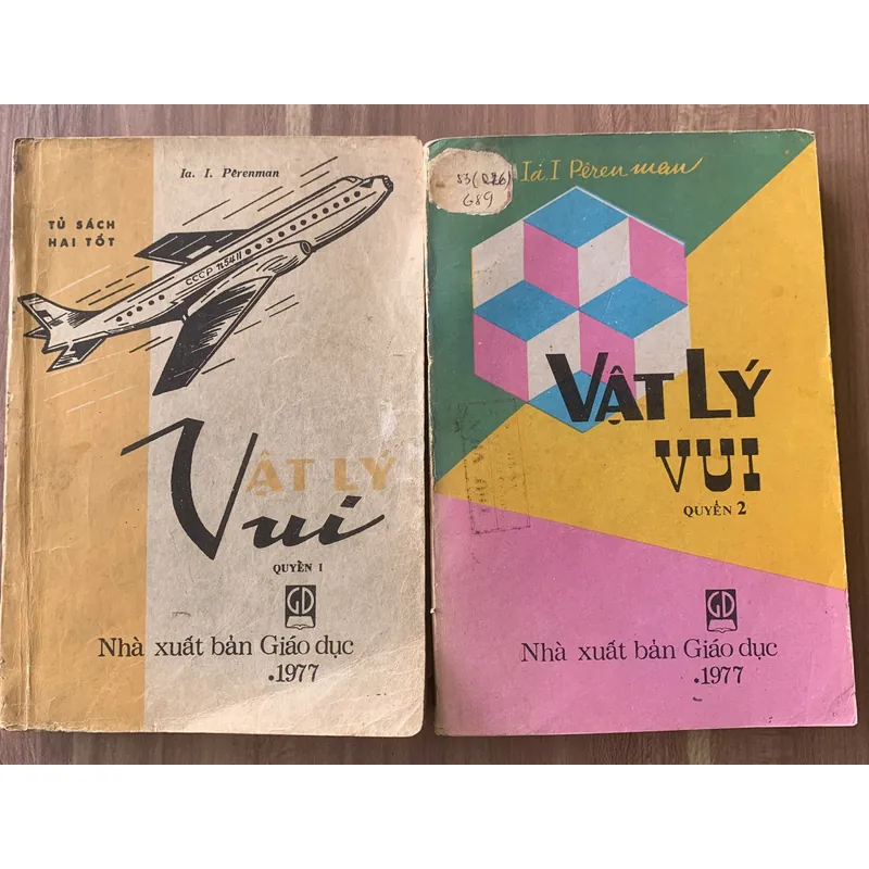 Vật lí vui, trọn bộ 2 tập, in năm 1977 706821