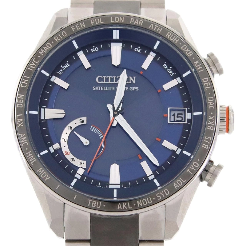 Đồng hồ GPS sóng điện từ Citizen Attesa Satellite Wave F150-T025811/CC3085-51L TI Solar Quartz - Hàng hiệu Chính hãng 880919