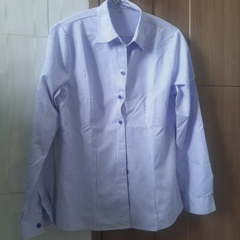 Áo sơ mi nữ sọc tím size xl 925590