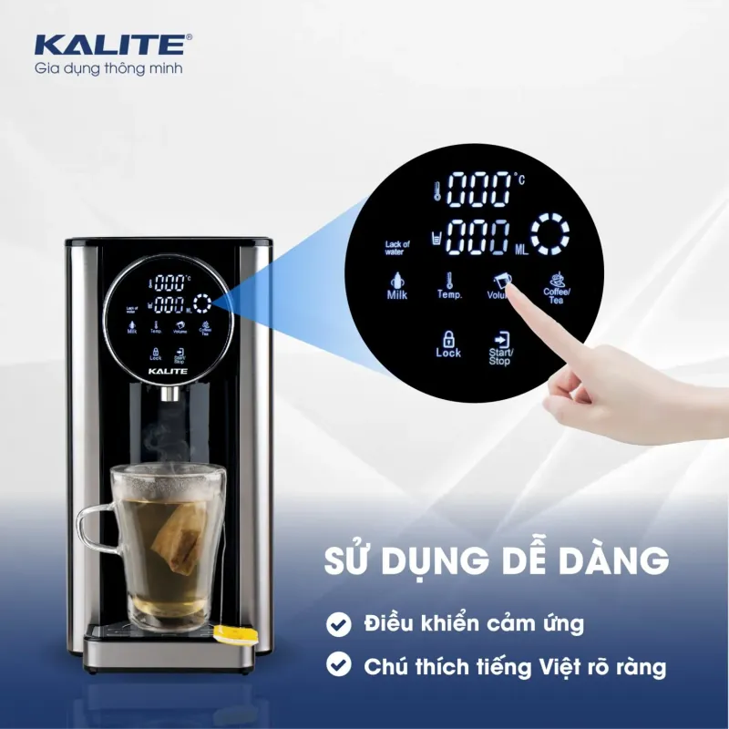 Bình thủy điện KALITE KL-888 tự động lọc đun sôi 780044