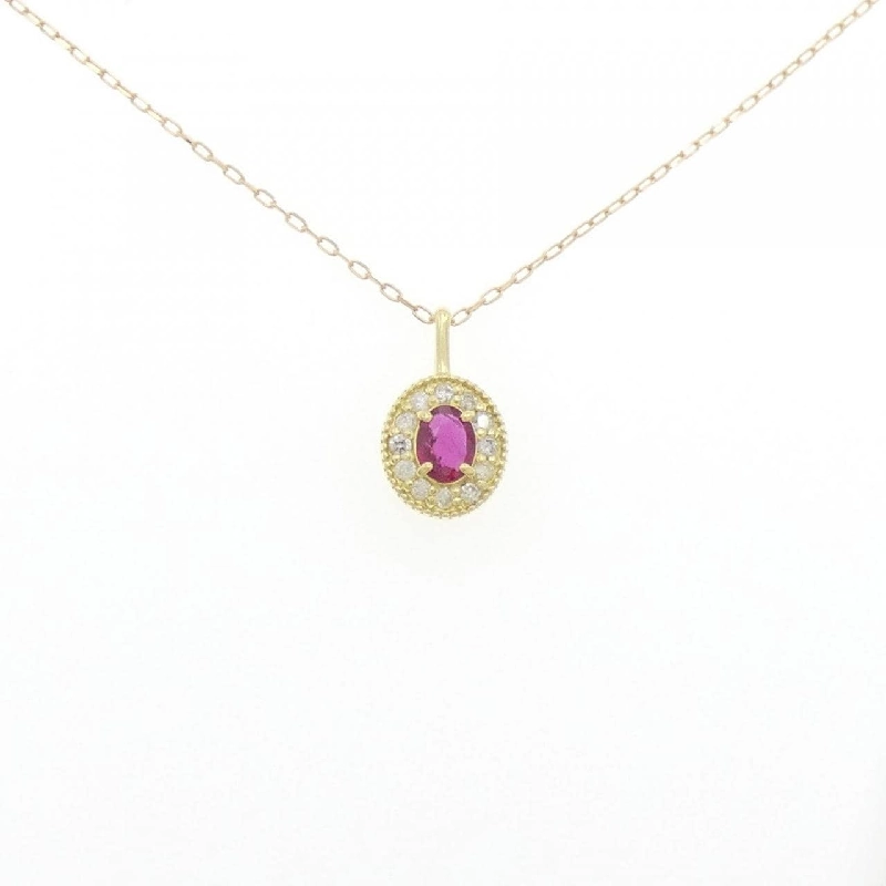 K18YG Nhẫn Ruby 0.11CT - Hàng hiệu Chính hãng 868497