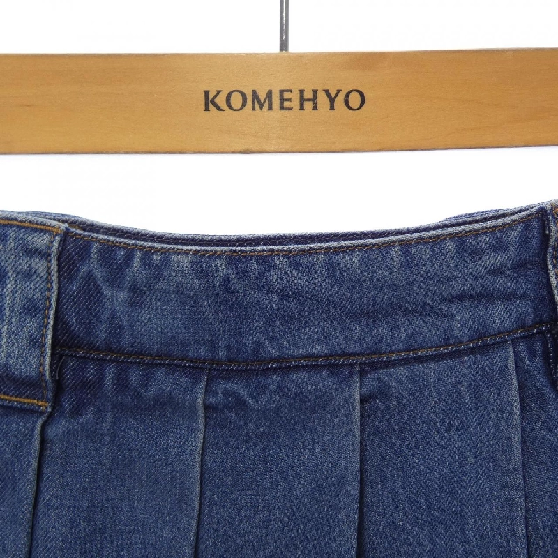 Chân váy mini denim MIU MIU - Hàng hiệu Authentic 648404