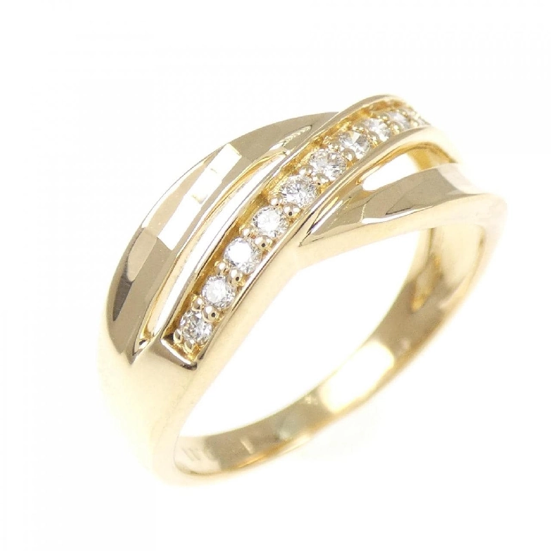 Nhẫn kim cương K18YG 0.11CT 672286