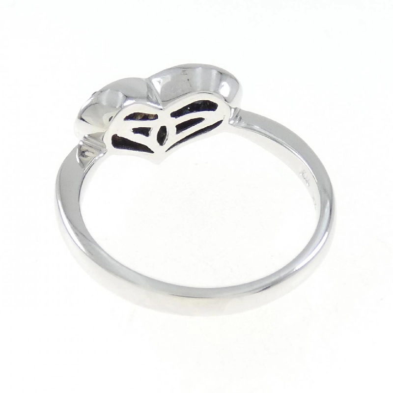 Nhẫn kim cương hình trái tim K18WG/K18BG 0.30CT 671608