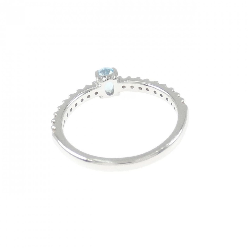 K10WG Blue Topaz Nhẫn Pinky - Hàng hiệu Chính hãng 854473