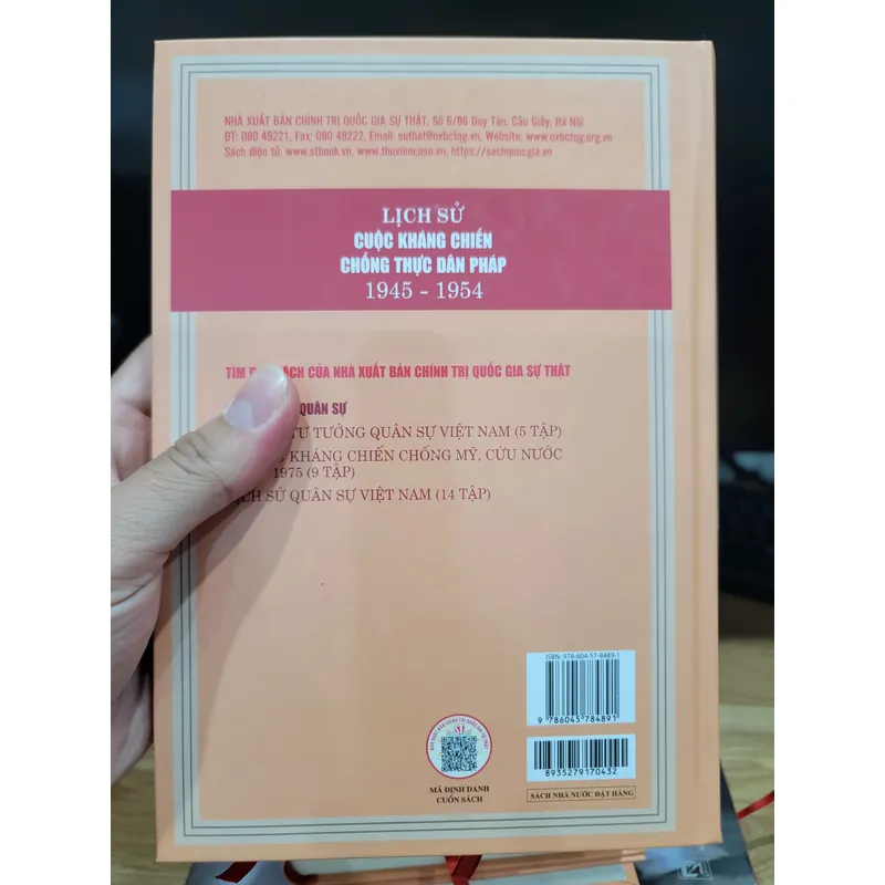 Lịch sử cuộc kháng chiến chống thực dân Pháp - Bộ 7 tập 703008