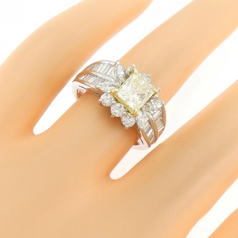 Nhẫn kim cương PT900/K18YG 1.300CT 667153