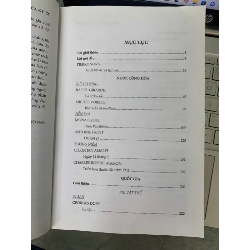 NHỮNG DI CHỈ CỦA KÝ ỨC - PIERRE NORA 700570