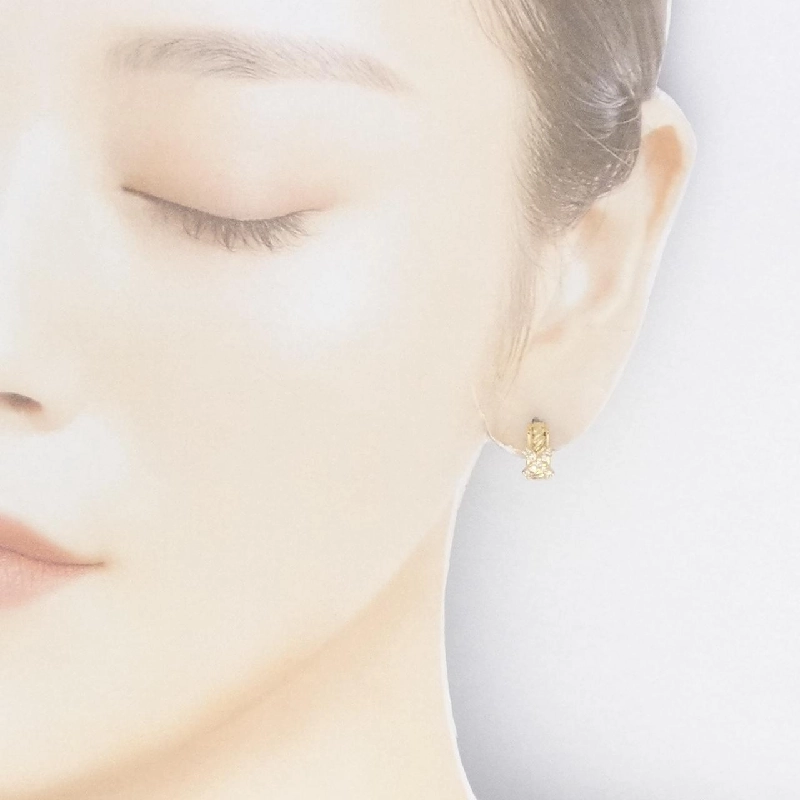 K18YG Bông tai kim cương 0.18CT - Hàng hiệu Chính hãng 871114