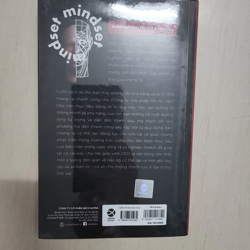 Sách Mindset Tâm lý học thành công của Carol Dweck 525210