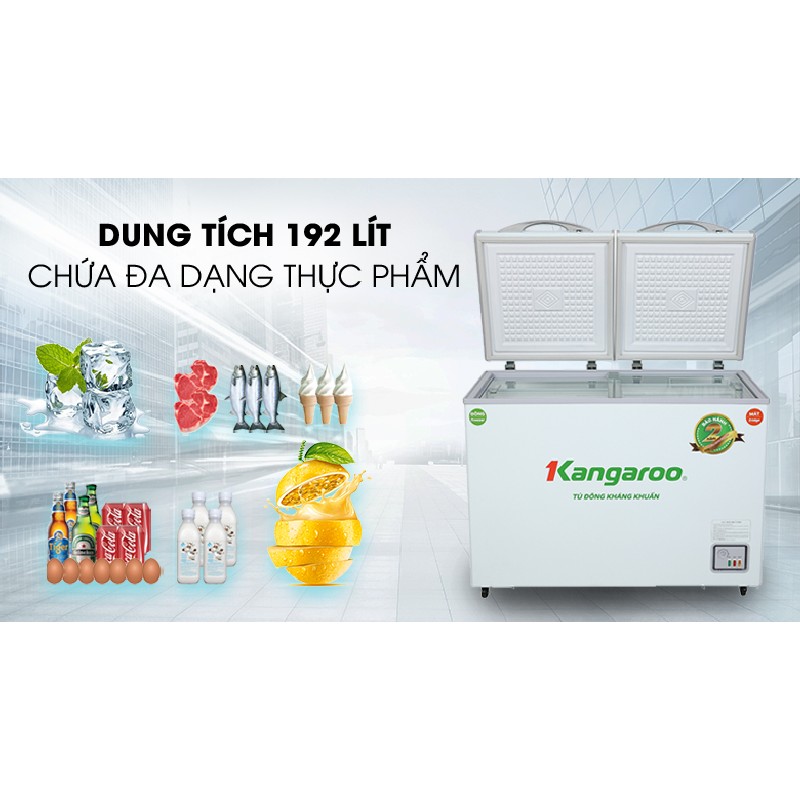 TỦ ĐÔNG KANGAROO 192 LÍT KG 266NC2  8039