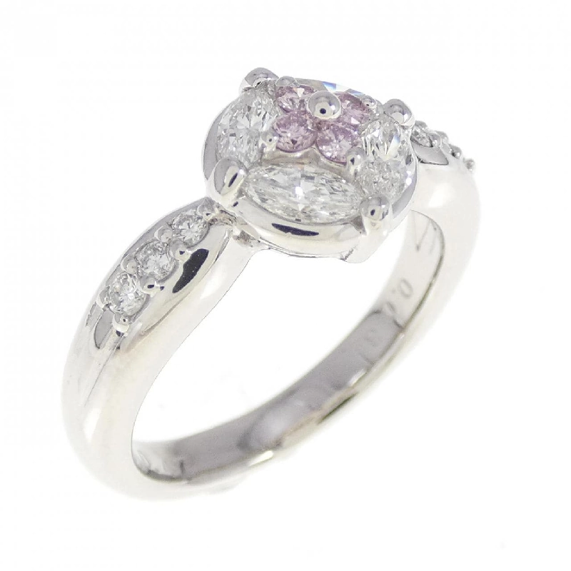 Nhẫn kim cương hồng PT 0.08CT 671594