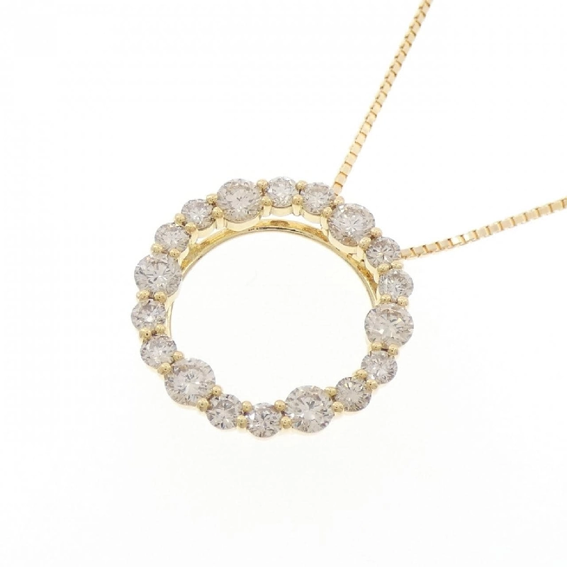 K18YG Dây chuyền kim cương 1.00CT - Hàng hiệu Chính hãng 860018