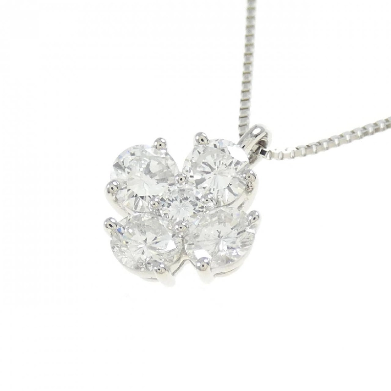 Dây chuyền kim cương hoa PT900/PT850 1.00CT - Hàng hiệu Authentic 860930