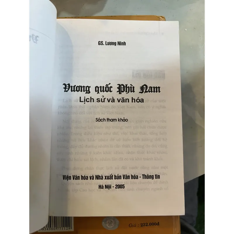 VƯƠNG QUỐC PHÙ NAM LỊCH SỬ VÀ VĂN HOÁ - LƯƠNG NINH 1022071