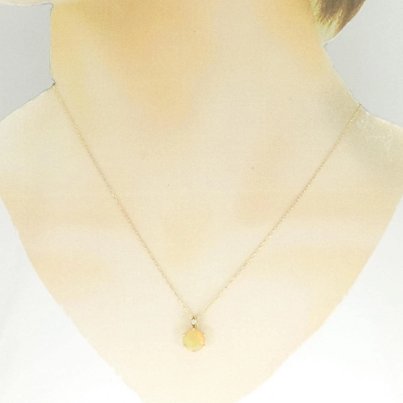K18YG Opal Necklace - Hàng hiệu Authentic 860343