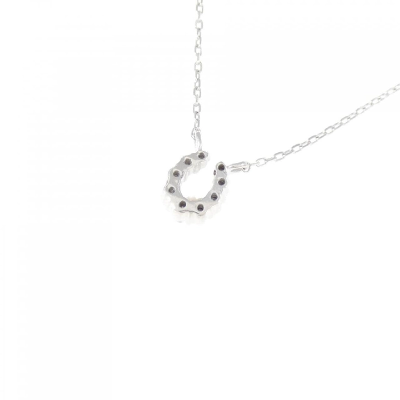 K18WG Móng ngựa Dây chuyền kim cương 0.05CT - Hàng hiệu Chính hãng 862391