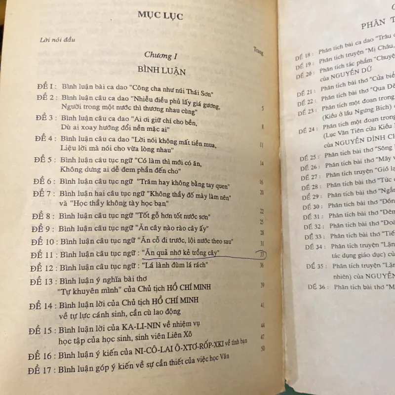 DÀN BÀI TẬP LÀM VĂN 9 993938