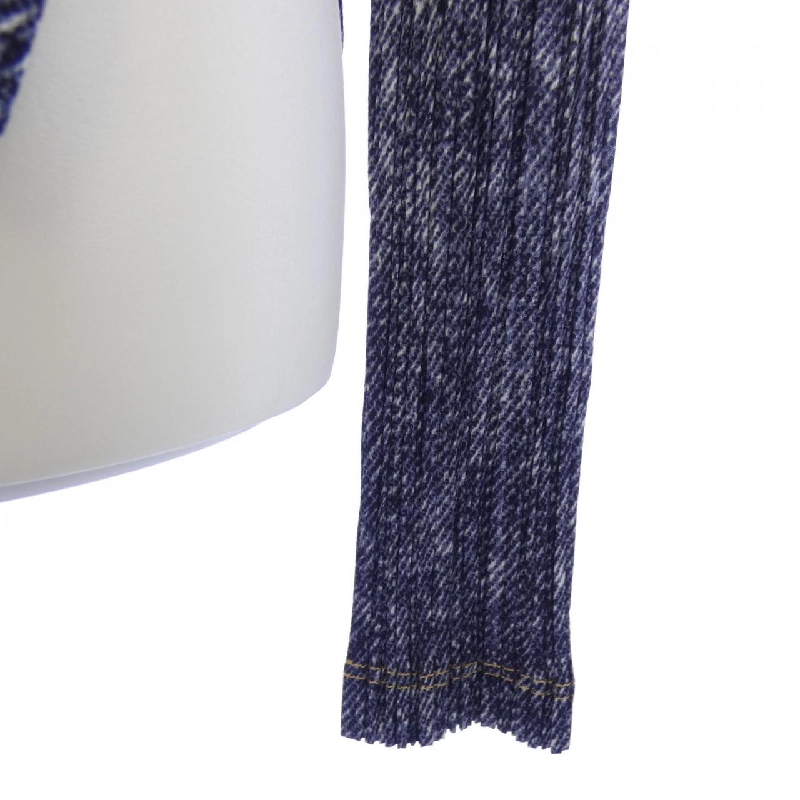 Pleats Please 1999 In ấn denim PP92-JK073 Áo - Hàng hiệu Chính hãng 819575