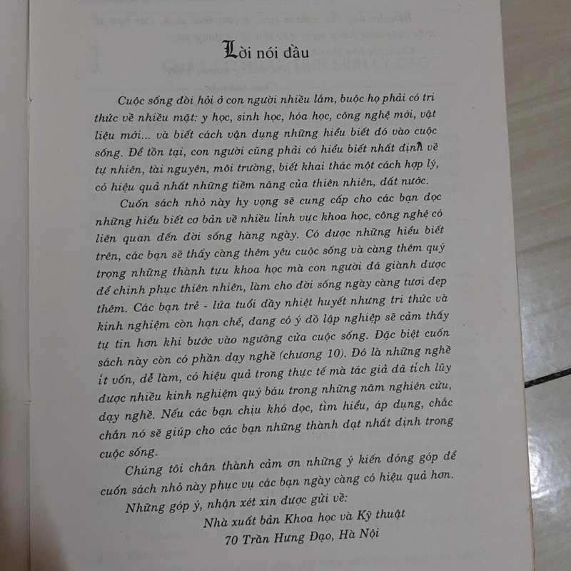 Những tri thức khoa học cho cuộc sống 324547