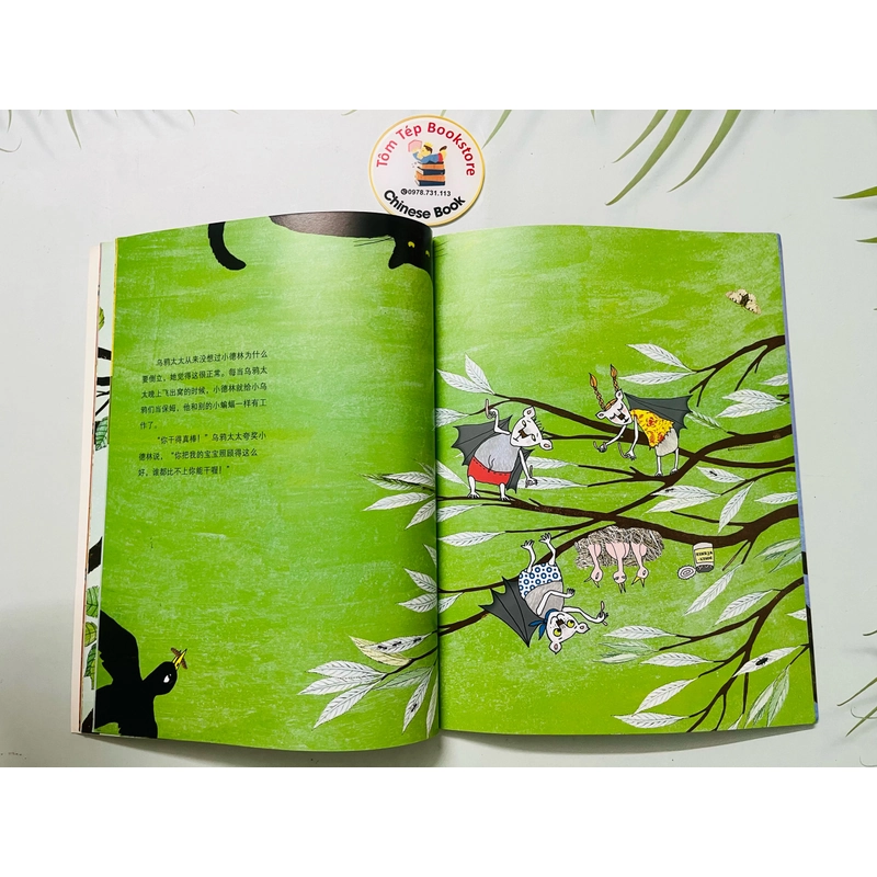 Set sách tranh tiếng Trung ít chữ cho bé 479451
