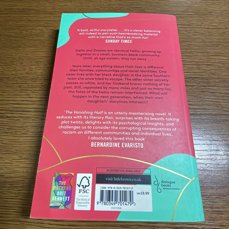 The vanishing half Brit Bennett 377844