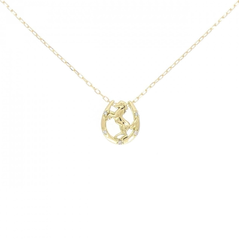 K18YG Dây chuyền kim cương 0.02CT - Hàng hiệu Chính hãng 866611