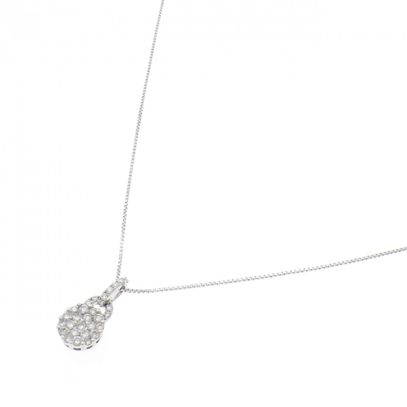 K18WG Dây chuyền kim cương 0.50CT - Hàng hiệu Chính hãng 857160