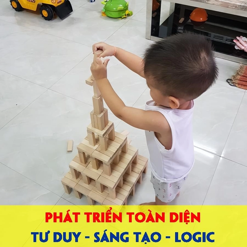 Rút gỗ domino 55 thanh xếp hình  452289